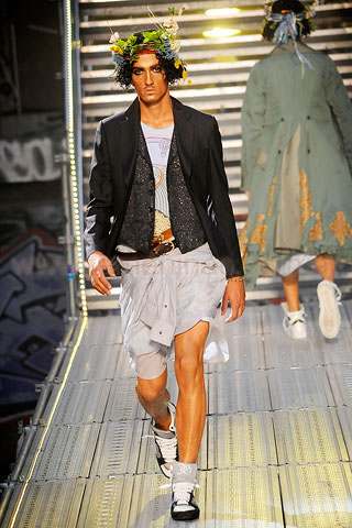 John Galliano Moda Hombre Verano 2011